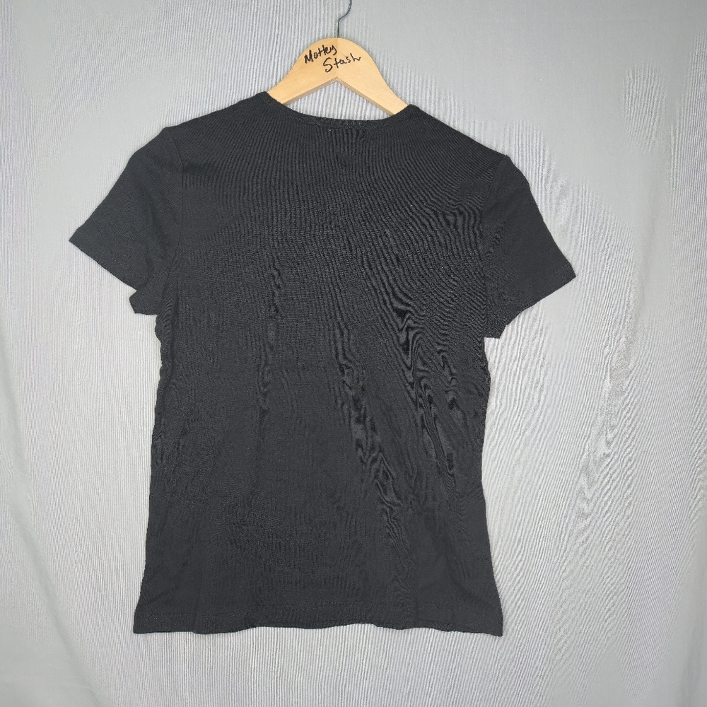 Ralph Lauren Short Sleeve Tee With Gold Logo Size M - Picture 2 of 8